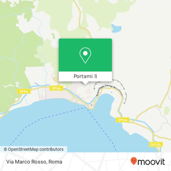Mappa Via Marco Rosso