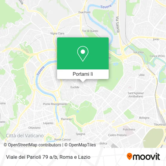 Mappa Viale dei Parioli 79 a/b