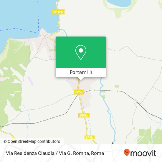Mappa Via Residenza Claudia / Via G. Romita