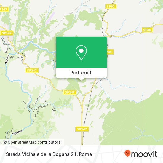 Mappa Strada Vicinale della Dogana 21