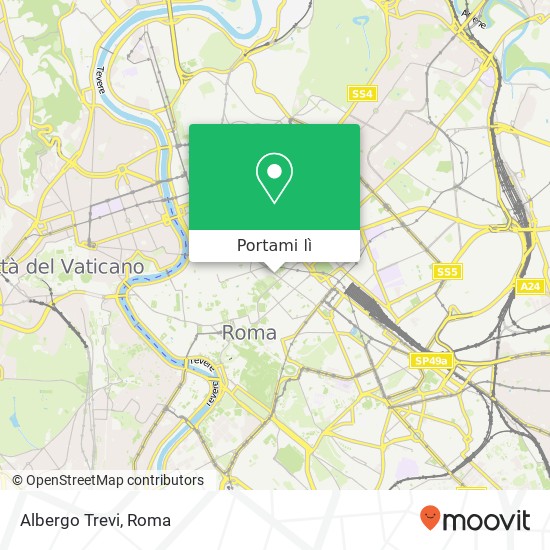 Mappa Albergo Trevi