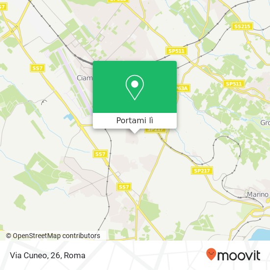 Mappa Via Cuneo, 26