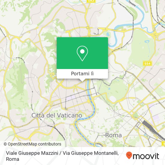 Mappa Viale Giuseppe Mazzini / Via Giuseppe Montanelli