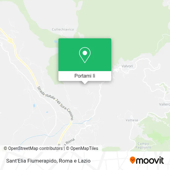Mappa Sant'Elia Fiumerapido