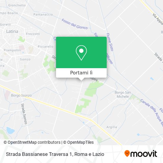 Mappa Strada Bassianese Traversa 1