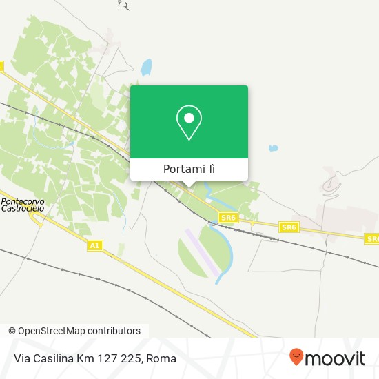 Mappa Via Casilina Km 127 225