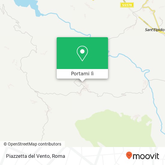 Mappa Piazzetta del Vento