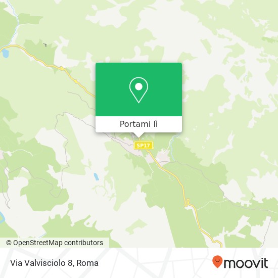 Mappa Via Valvisciolo 8