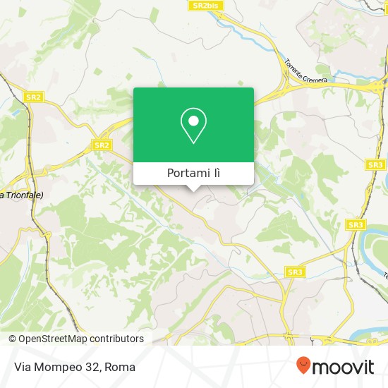 Mappa Via Mompeo 32