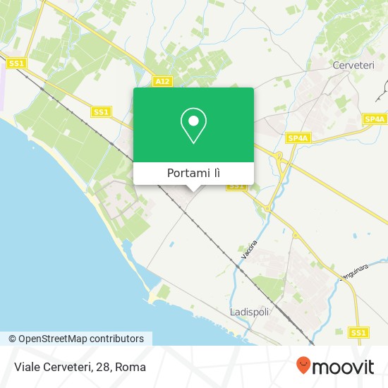 Mappa Viale Cerveteri, 28