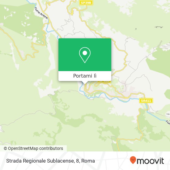 Mappa Strada Regionale Sublacense, 8