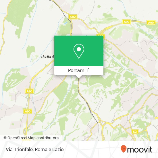 Mappa Via Trionfale