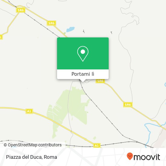 Mappa Piazza del Duca