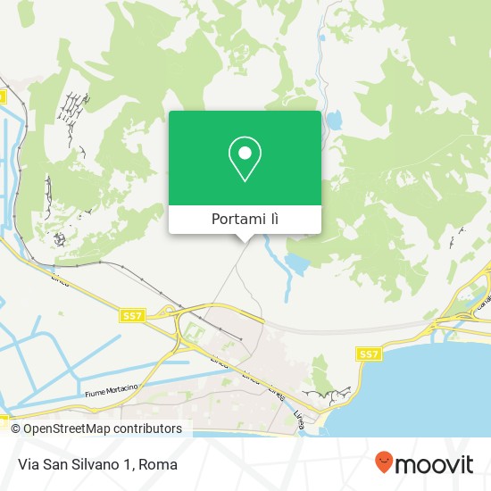 Mappa Via San Silvano 1