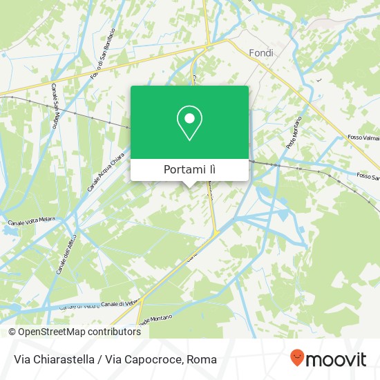 Mappa Via Chiarastella / Via Capocroce