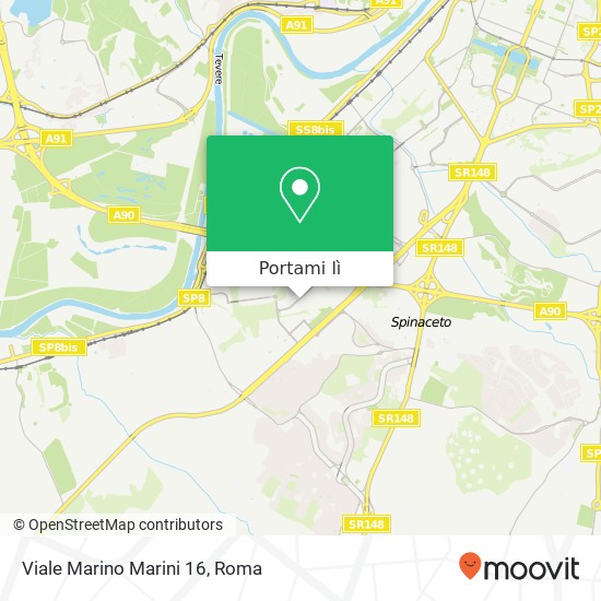 Mappa Viale Marino Marini 16