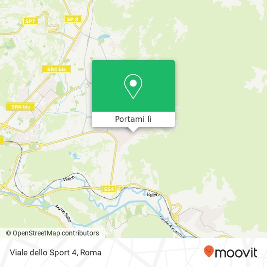 Mappa Viale dello Sport 4