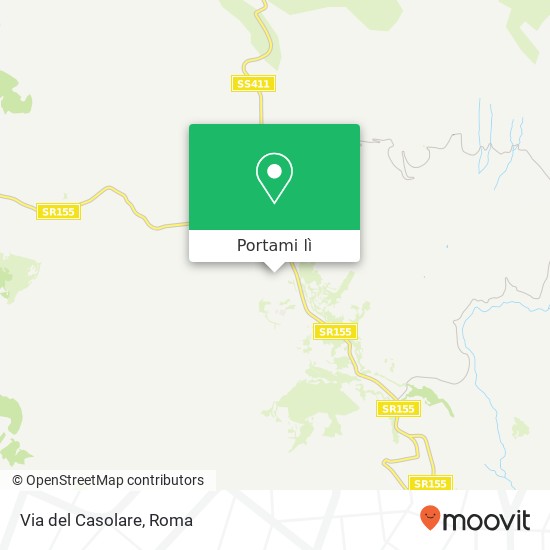 Mappa Via del Casolare