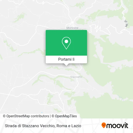 Mappa Strada di Stazzano Vecchio