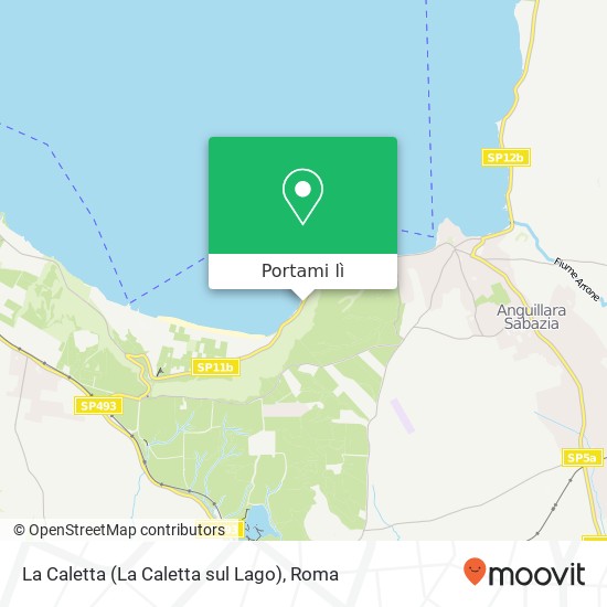 Mappa La Caletta (La Caletta sul Lago)