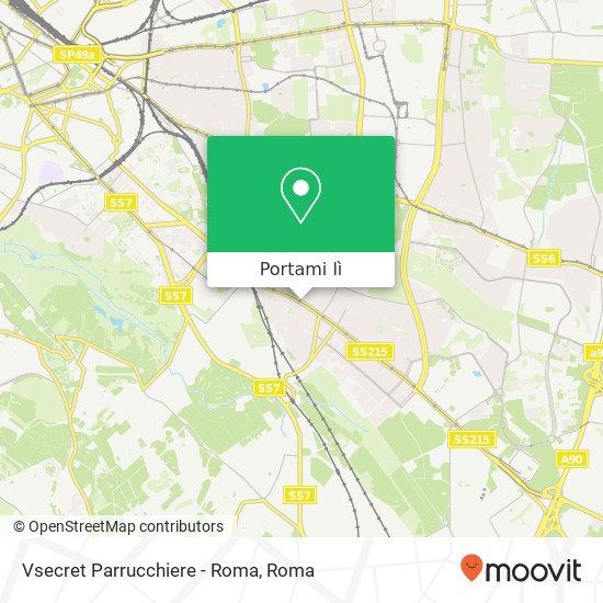 Mappa Vsecret Parrucchiere - Roma