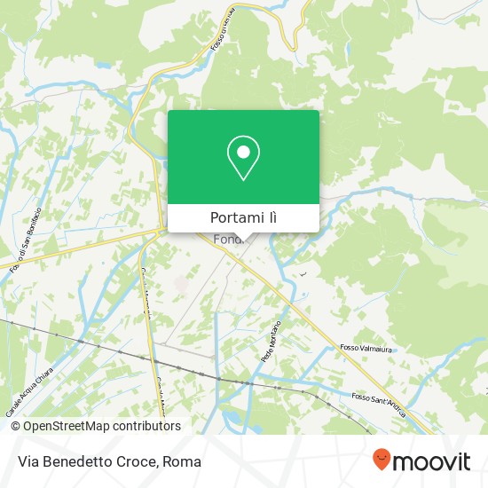 Mappa Via Benedetto Croce