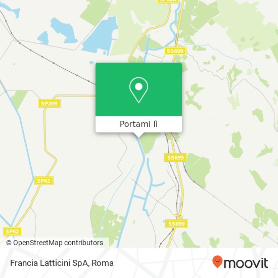 Mappa Francia Latticini SpA