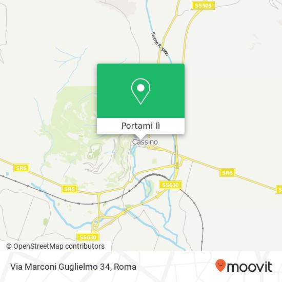 Mappa Via Marconi Guglielmo 34