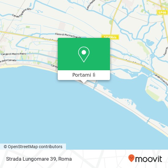 Mappa Strada Lungomare 39