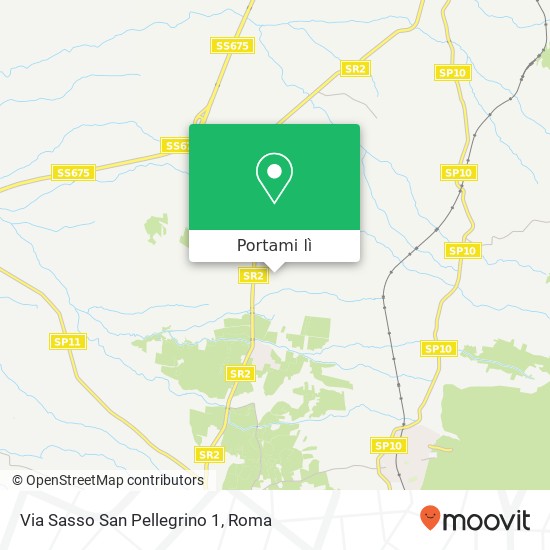 Mappa Via Sasso San Pellegrino 1