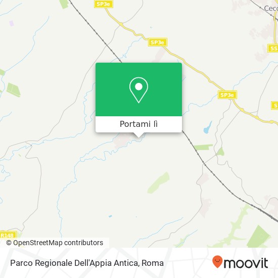 Mappa Parco Regionale Dell'Appia Antica