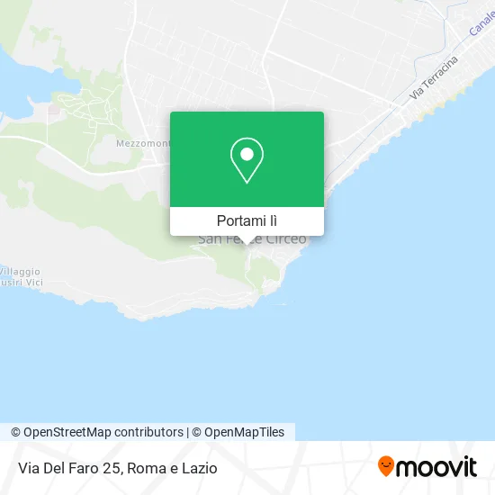 Mappa Via Del Faro 25