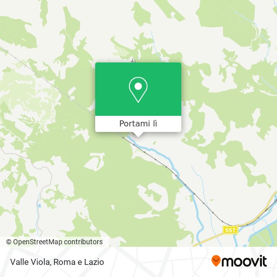 Mappa Valle Viola