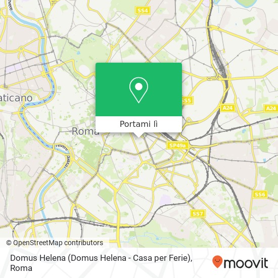Mappa Domus Helena (Domus Helena - Casa per Ferie)