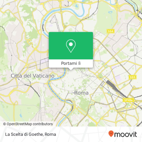 Mappa La Scelta di Goethe