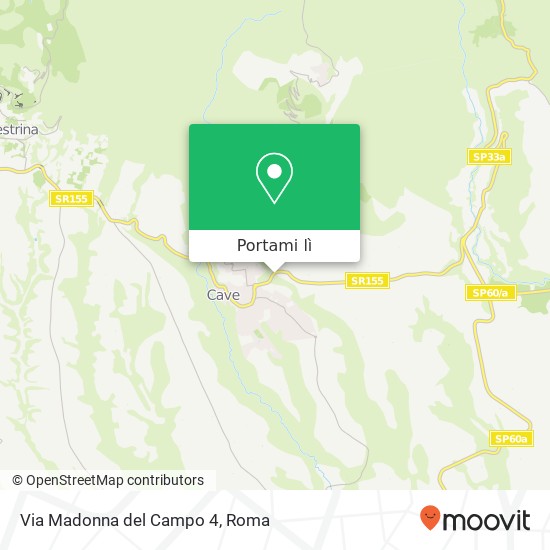 Mappa Via Madonna del Campo 4