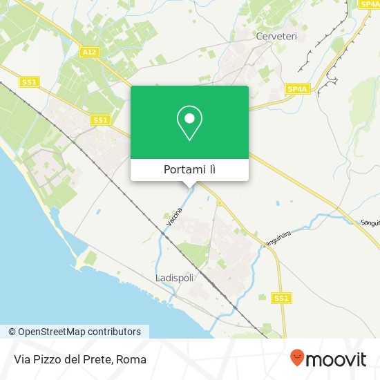 Mappa Via Pizzo del Prete