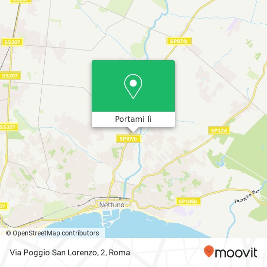 Mappa Via Poggio San Lorenzo, 2