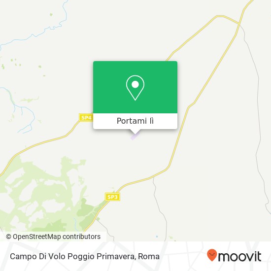 Mappa Campo Di Volo Poggio Primavera