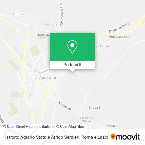 Mappa Istituto Agrario Statale Arrigo Serpieri