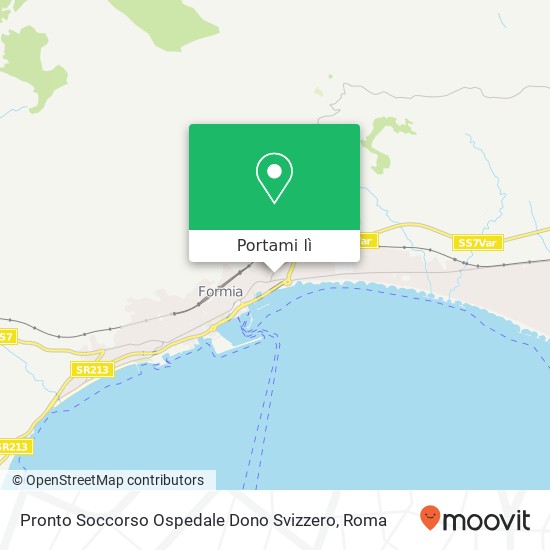 Mappa Pronto Soccorso Ospedale Dono Svizzero