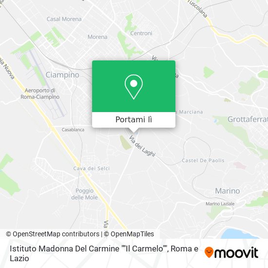 Mappa Istituto Madonna Del Carmine ""Il Carmelo""