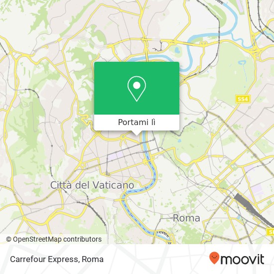 Mappa Carrefour Express