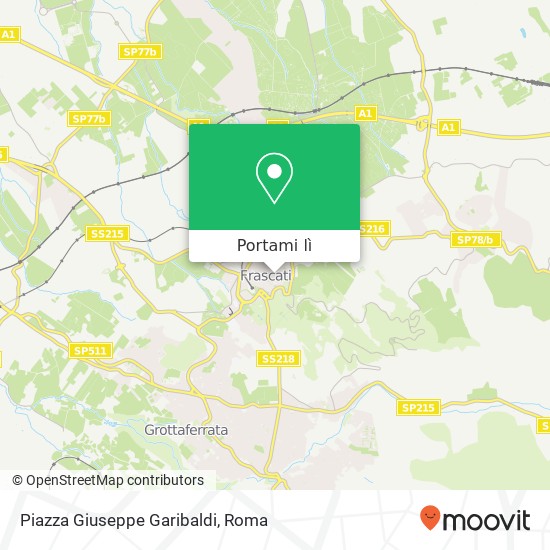 Mappa Piazza Giuseppe Garibaldi