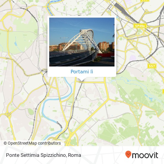 Mappa Ponte Settimia Spizzichino