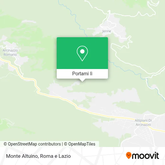 Mappa Monte Altuino