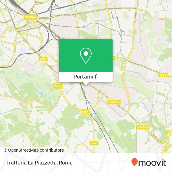 Mappa Trattoria La Piazzetta