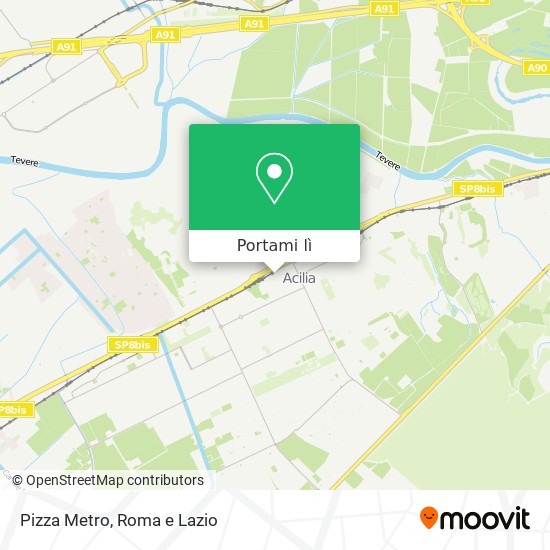 Mappa Pizza Metro