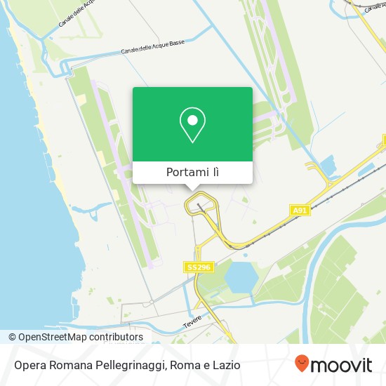 Mappa Opera Romana Pellegrinaggi