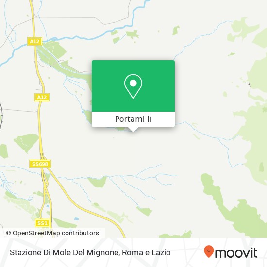 Mappa Stazione Di Mole Del Mignone